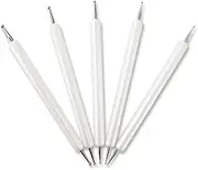 Embossing Pen Set, Double Sided Dotting Tool Stylus for Charcoal Transfer Paper, Mandala, Rock Painting, Clay, Crafts, Embossing, Art - 5 Pieces