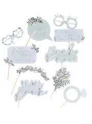 Bridal Bloom 10 Pack Hens Party Photo Booth Props