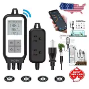 Salt-Proof Wi-Fi Thermostat Outlet with Remote Control & Broad Temperature Range