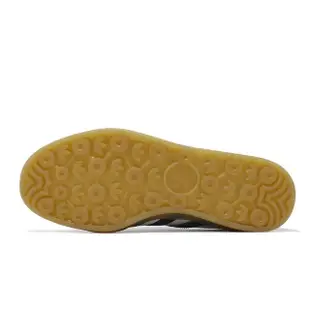 【adidas 愛迪達】休閒鞋 Gazelle Indoor W 女鞋 雲白 學院綠 膠底 小白鞋 愛迪達(IE2957)