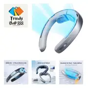 Portable Neck Fan Pro, 100 Speeds Bladeless Fan, Stepless Knob, LED Display, ...