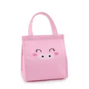 2Pcs Cute Cartoon Thermal Lunch Box Container Velcro for Food Meal Picnic Portable Insulation Storage Tote Handbag for Women Kids