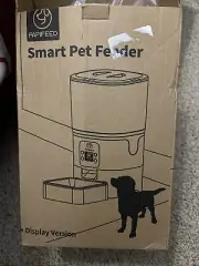 PAPIFEED Automatic Pet Cat Dog Feeder. Timed Feeder Open Box