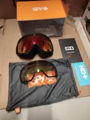 Spy+ Marshall Matte Black Snow Goggles Bronze Red / Yellow