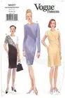 1997 Vogue Patterns 9697 Misses Dress size 14-18 sewing pattern uncut