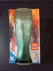 Hungry Jacks 2019 Coca Cola Coke Glass, Blue, Ice Meets Flame