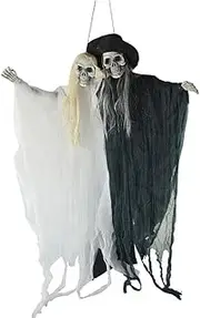 Hanging Halloween Ghosts Decorations, Halloween Flying Skeleton for Haunted Skeleton House Hanging Haunted House Hous Décor,
