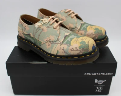 Dr Martens 1461 THE MET Oxford Womens Shoes Hokusai Fuji Masterpiece - Size 6