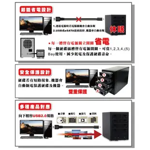 伽利略 35D-U3ES USB3 + eSATA 4層 抽取式 硬碟外接盒【U23C嘉義實體老店】