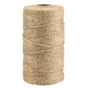 Natural Jute Twine String 328 Feet Best Arts Crafts Gift Wrapping Twine Chris...
