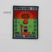 Boy Scout OA Semialachee Lodge 239 1991 Ordeal