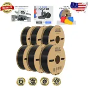 High Speed PLA+ Filament 1.75mm - 2.2lbs Tangle-Free for Superior 3D Printing