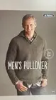 Patons Pattern Leaflet #0016 Men's Pullover to Knit in Patons Jet 12 Ply Wool