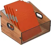 Vinyl Records Boxes Versatile Large Capacity Classic Vinyl Albums Storage Crate Kit Stable Album Storage Desktop Organizer Box for Collection Fulasun.