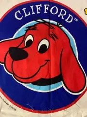 Large Children's pillow, Clifford the big red dog, washable