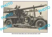 LARGE PHOTO OF OLD RINGWOOD FIRE BRIGADE MBF c1930