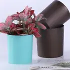 Plastic Flower Pot With Tray Decorative Pots Garden Flowerpot