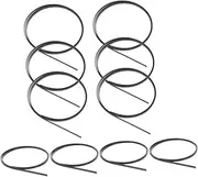 Yardwe Guitar Decorative Strips 10pcs Abs Guitar Binding Strips Easy to Install Black