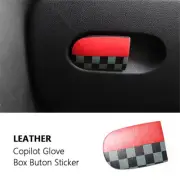 PU Trim Sticker Co-pilot glove Box Button Panel for Mini Cooper F56 Hatchback 09 (for: Mini)