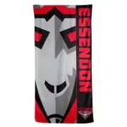 AFL ESSENDON BOMBERS LARGE BEACH BATH TOWEL 150cm x 75cm