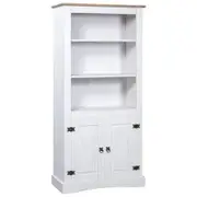Cupboard Mexican Pine Corona Range White 80x40x170 cm