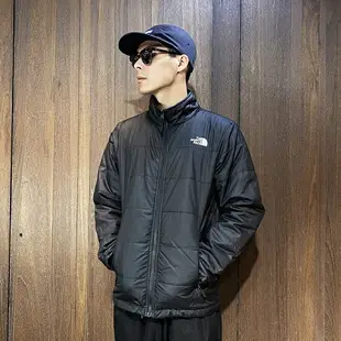 美國百分百【全新真品】THE NORTH FACE 兩件式外套 男款 TNF 防水 保暖 防寒 外套 黑色 CG80