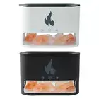 Himalayan Salt Lamp Scent Diffuser Fireplace Fire Flame Air Diffuser Humidifier