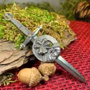 Celtic Kilt Pin Ireland Irish Shamrock Claddagh Sword Kilt Pin Pewter Gift