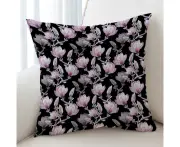 Shabby Pink Flowers Cushion