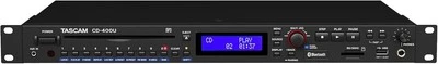 TASCAM CD-400U 1U Multi-Player with Bluetooth/AM/FM Tuner Black Bluetooth USB