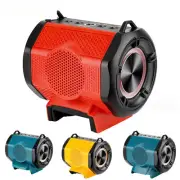 Portable HIFI Bluetooth Speaker For Dewalt For Milwaukee 18V Li-ion Battery
