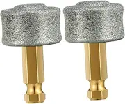 2Pcs Dog Nail Grinding Heads for Electric Claw Grooming Tool Replacement Grinding Wheels for Pet Toenail Care Easy to Clean and Replace Suitable for All Dog