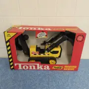 Vintage Tonka Trencher Track Front End Loader Backhoe Bulldozer 1998