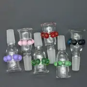 Pyrex Lab Glass Slid Color Marble Cylinder Bowl 14mm Tobacco Hookah Bong