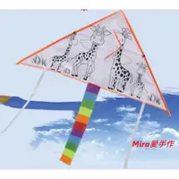 在飛比找蝦皮購物優惠-填色風箏 (含30米線) DIY彩繪風箏 空白風箏  DIY
