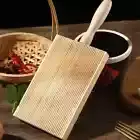 Garganelli Wooden Board Practical Pasta Gnocchi Kitchen Cooking Making Macaroni