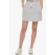 CALVIN KLEIN PERFORMANCE Terry Skirt Medium Heather Grey Pull on NWT