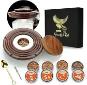 Cocktail Smoker Kit with 4 Wood Chips, Old Fashioned Whiskey Smoker Drinks Kit,
