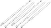 XYWHPGV 5pcs FM Radio Metal 7 Sections Telescopic Antenna Aerial Silver Tone 58.2cm Long(a9048 941bb 1e93c 8d85f 80691 c807e