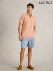 White Stuff Blue Geo Print Volley Swim Shorts (H15783) | $90