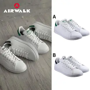 【AIRWALK】男鞋 經典網球鞋 小白鞋 休閒鞋 任選(AW83237/AW83238)