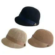 Toddler Girls Wide Brim Hat Beach Sun-Visor Hat Girls Sun Hat Summer Hollow Hat