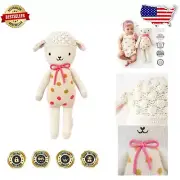 Heirloom Quality Lucy The Lamb Doll - Fair Trade, 100% Cotton Yarn | 13 inches