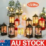 Christmas Tree Lamp LED Light Up Lantern Santa Claus Ornament Xmas Decoration AU