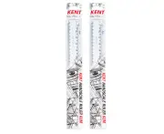 2x Kent 30cm Double/Sided Oval Hand Scale 62M 1:1,5,10,100,20,200,50,500