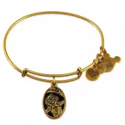 Disney Parks Alex & Ani Gold 50th Anniversary The Haunted Mansion Charm Bracelet