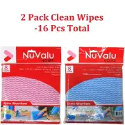 16 REUSABLE TOWEL HAND CLOTH MULTIPURPOSE SUPER ABSORBENT CLEANING WIPE WASHABLE