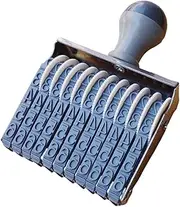 KRDPMV Rubber Number Stamp 11 Digit Numbering Stamp for Document Stationery Date