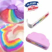 Effervescent Bath Bubble Cloud Salt Ball Bath Essential Oil Rainbow Skin Care