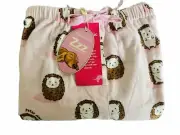 Peter Alexander Women's Hedgehog Flannelette PJ Pants - Size XL